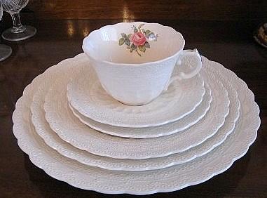 COPELAND SPODE JEWEL BILLINGSLEY ROSE 6 PC PLACESETTING Antique