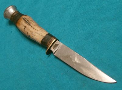 ANTIQUE GERMAN STAG HUNTING SKINNER BOWIE KNIFE KNIVES Antique Price