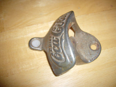 DRINK COCA COLA STAR X BROWN CO BOTTLE OPENER ANTIQUE Antique