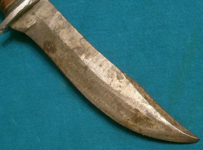 ANTIQUE CRAFTSMAN HUNTING SKINNER BOWIE KNIFE WESTERN Antique Price