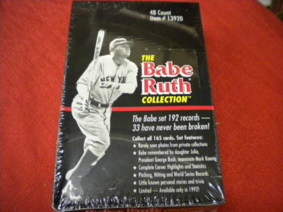 Conlon Collection Babe Ruth Baseball Box Yankees Antique Price