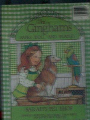 VINTAGE GINGHAMS PAPER DOLL PLAYSET BOXED UNCUT MIB Antique