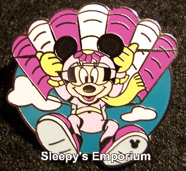 MINNIE PARASAILING Disney Cast Lanyard Pin Antique Price Guide