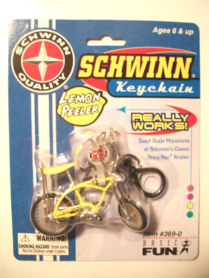 Vintage Schwinn Stingray Lemon Peeler Bicycle Keychain Antique Price