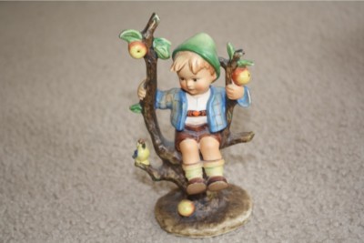 Vintage W Goebel Hummel Figurine Apple Tree Boy Antique