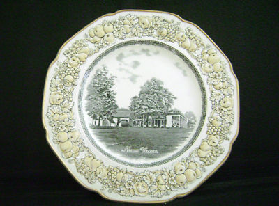 1930 CROWN DUCAL MOUNT VERNON GEORGE WASHINGTON PLATE Antique Price