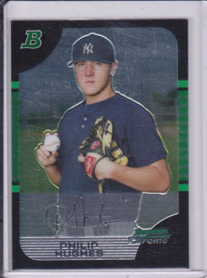 Philip Hughes Rookie Bowman Chrome New York Yankees Pitcher Wow