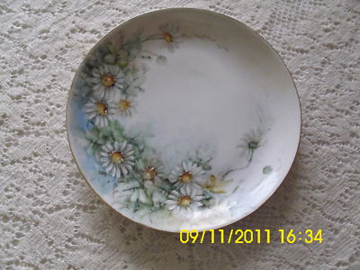 Hutschenreuther Selb Hand Painted Plate L H S Bavaria China Plate Gold