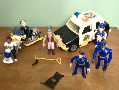 Vintage 1989 Police Academy 1980 S Toy Lot Crazy Cruiser Car Vehicle