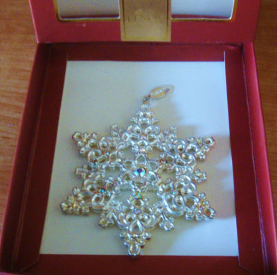 2006 LENOX Snow Majesty Snowflake Ornament Antique Price Guide