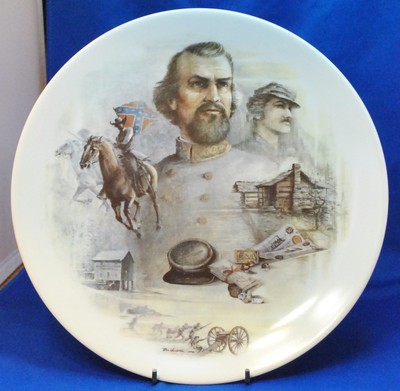 Ben Hampton Standing Proud Confederate Civil War Montage Plate