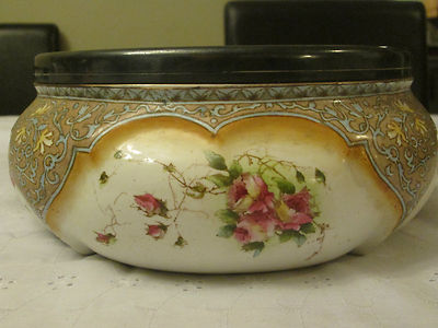 Antique Royal Doulton Burslem Tureen Basin Lg Bowl Planter Hand