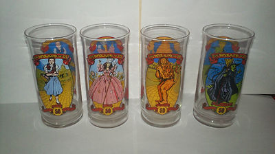 Lot Of Wizard Of Oz Th Anniversary Coca Cola Glasses