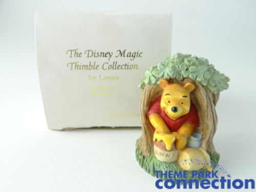 Disney Magic Thimble Collection By Lenox WINNIE THE POOH Honey Tree Pot