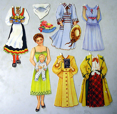 Norwegian Lady Paper Doll W Bunad 7 1 4 Tall Antique Price Guide