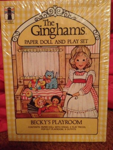 The Ginghams Paper Doll And Play Set Becky S Playroom Antique Price