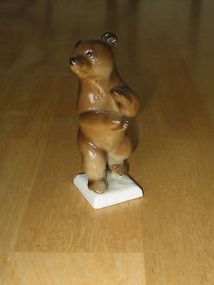 Vintage Lorenz Hutschenreuther Kunstabteilung Bear Figurine Germany