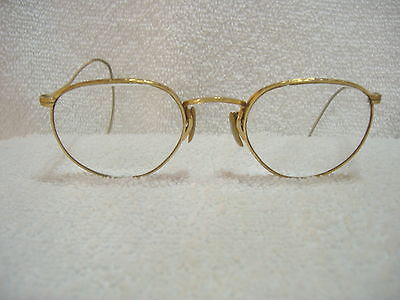 Vintage Antique Artcraft Ful Vue Gold Filled Wire Rim Eyeglasses