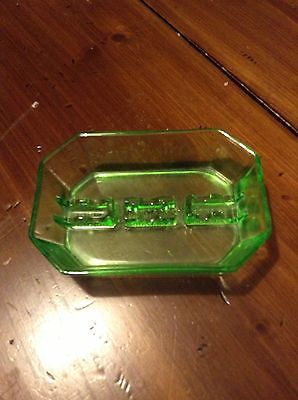 Green Depression Sager Safetray Ashtray Antique Price Guide