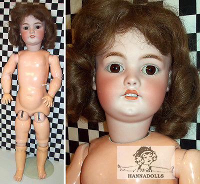 Antique German Simon Halbig Dep Bisque Socket Head Doll