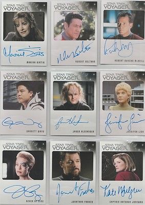 Star Trek Voyager Heroes And Villains Auto Card Jennifer Lien