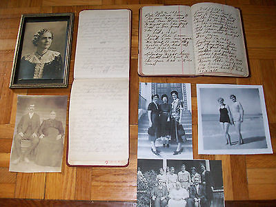 Handwritten Diary Hattie Richardson Teague Winston Salem Nc