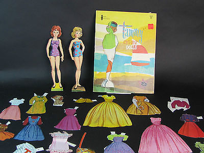 Original Tammy Cut Out Paper Dolls 1963 Partially Cut Antique Price