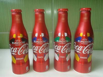 Coca Cola Euro Set From Romania Aluminium Bottles Limited