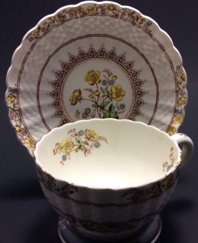 Copeland Spode Buttercup Cup Saucer England Antique Price Guide