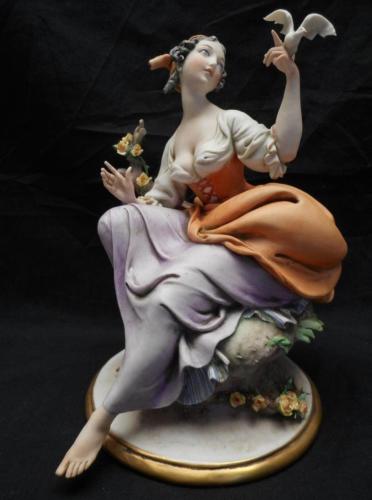 Italian Capodimonte Giuseppe Cappe Calle Works Of Art Porcelain