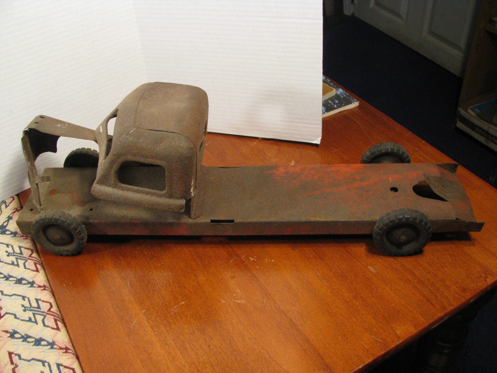 Antique Structo Toys Long Bed Metal Toy Truck Antique Price Guide