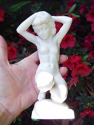 Vintage K TUTTER Nude Figurine AFTER THE BATH Hutschenreuther Signed