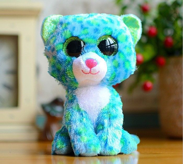 stuffed animal with glitter eyes