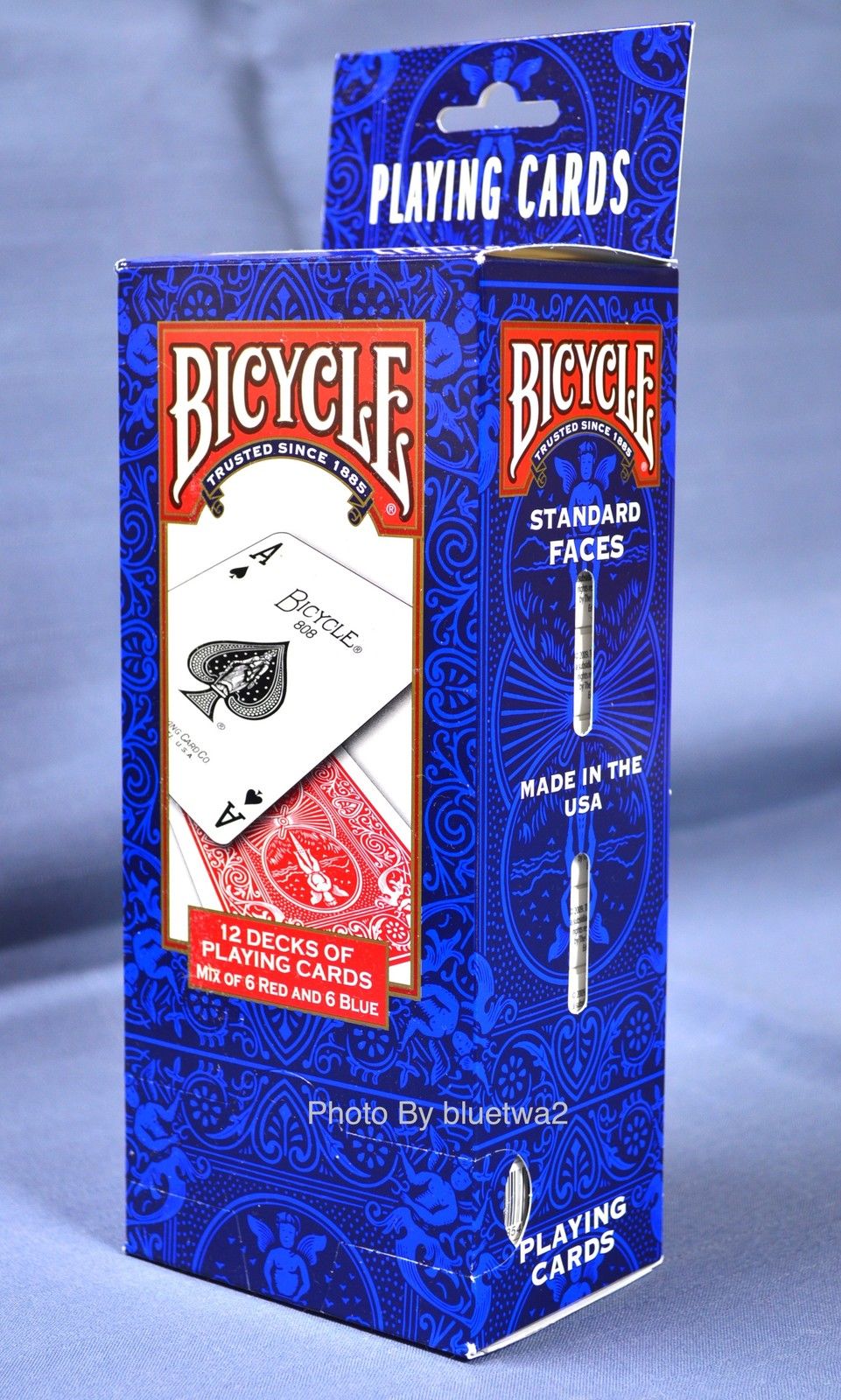 Bicycle poker 808 blue