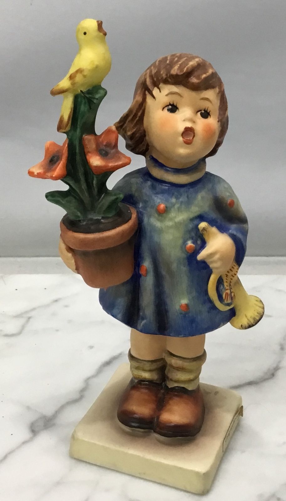 Vintage Goebel Hummel Figurine Congratulations Tall Tmk