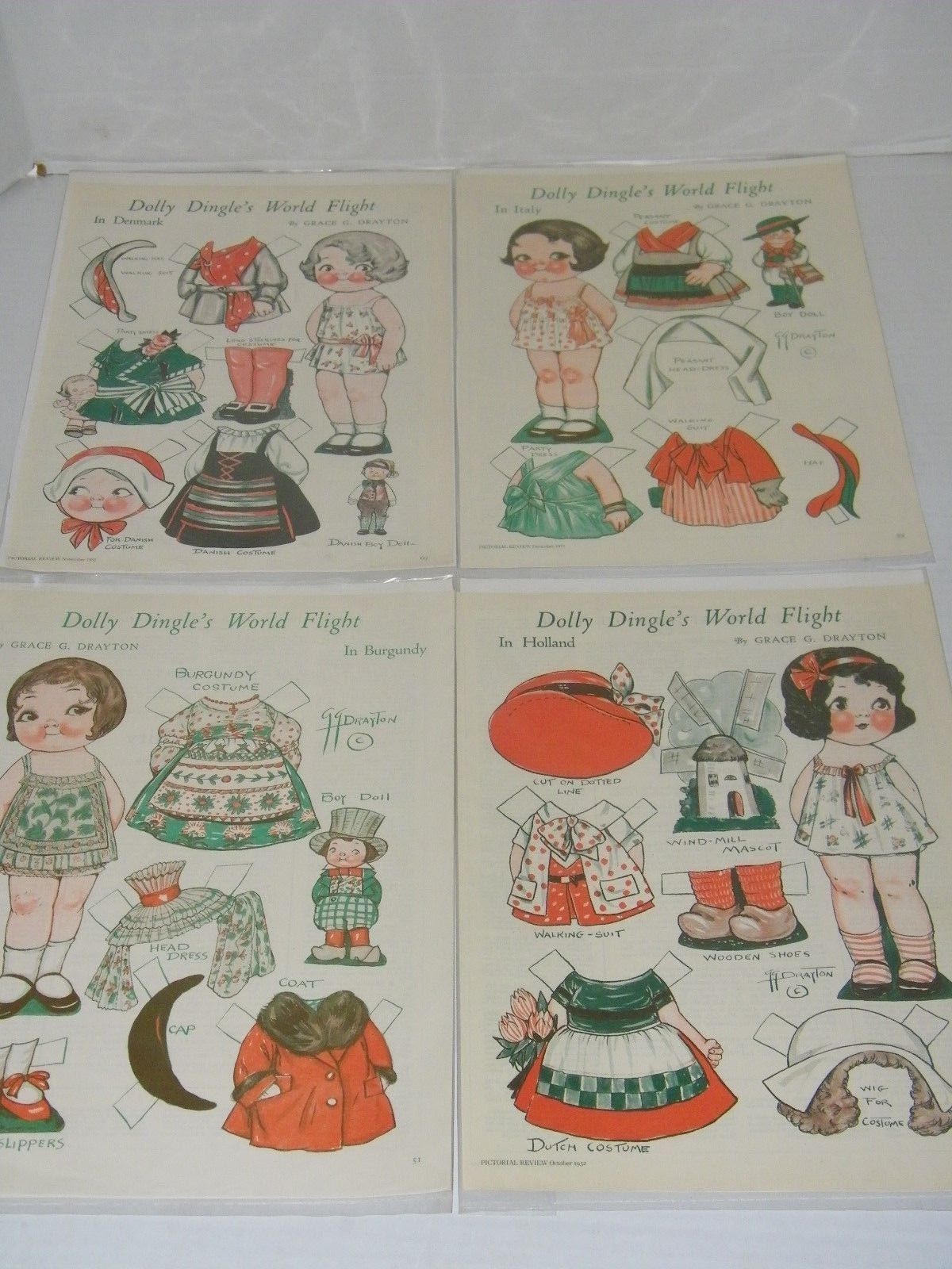 Vintage Original Uncut Dolly Dingle S Paper Dolls Antique Price