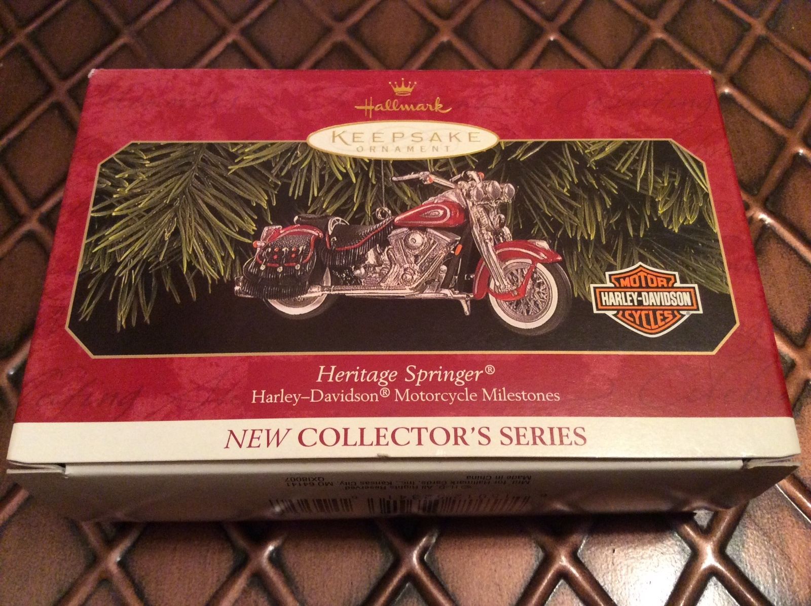 Hallmark Collector S Ornament Heritage Springer Harley Davidson