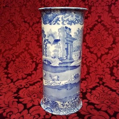 Antique Copeland Spode Blue Italian Spill Vase Antique Price Guide