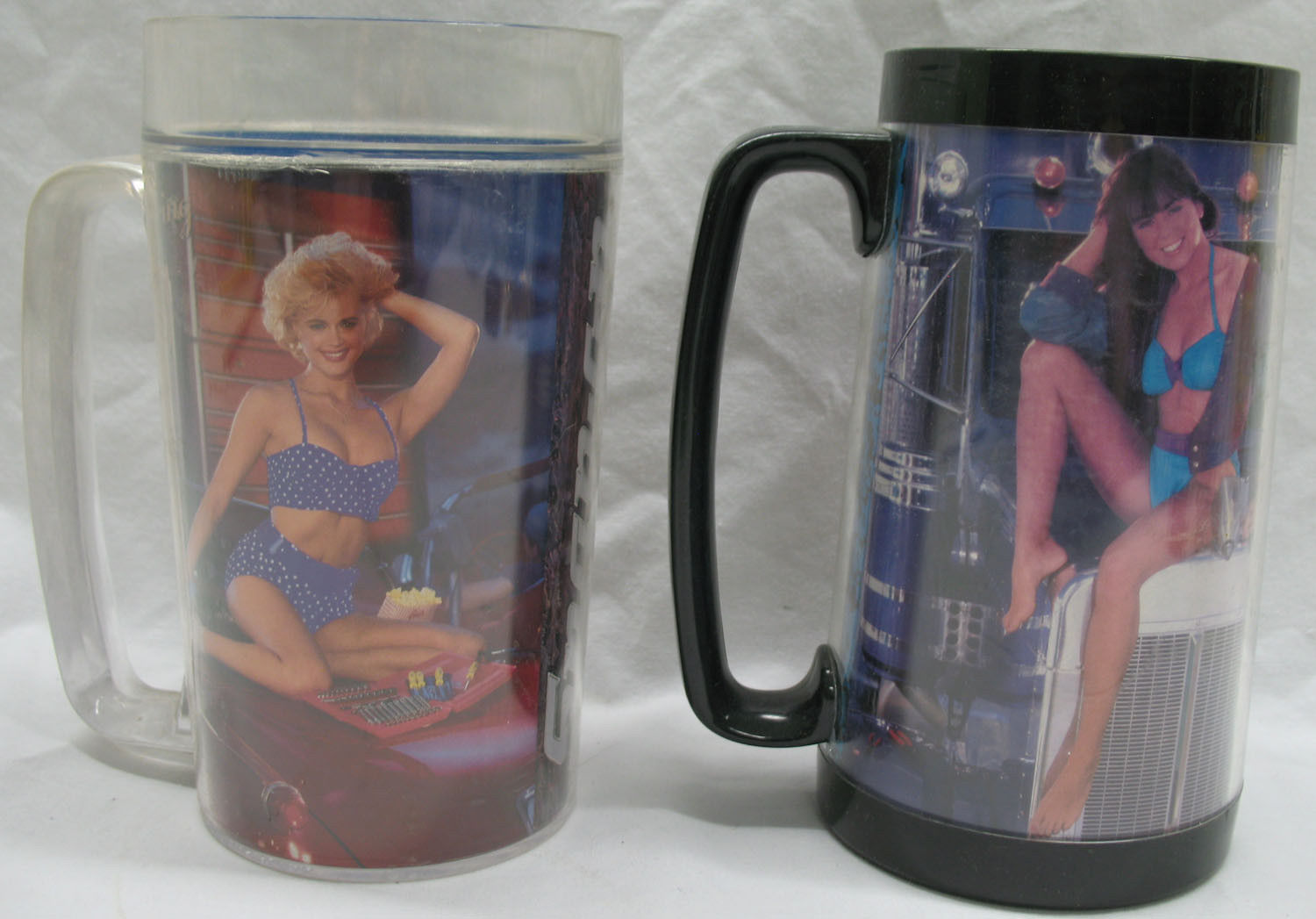 1991 1993 Snap On Tools Calendar Pin Up Girl Plastic Thermo Serv Cup