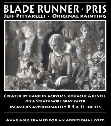 Blade Runner Pris Daryl Hannah Original Painting Framed Pittarelli
