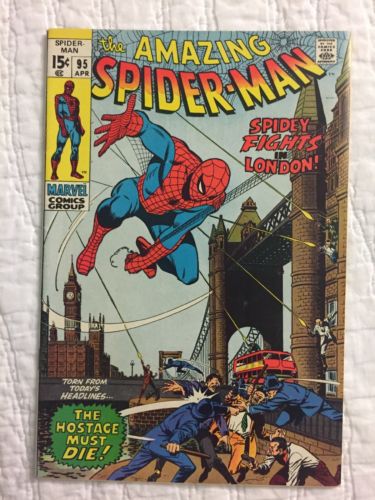 The Amazing Spider Man 95 Apr 1971 Marvel In London Gwen Stacy