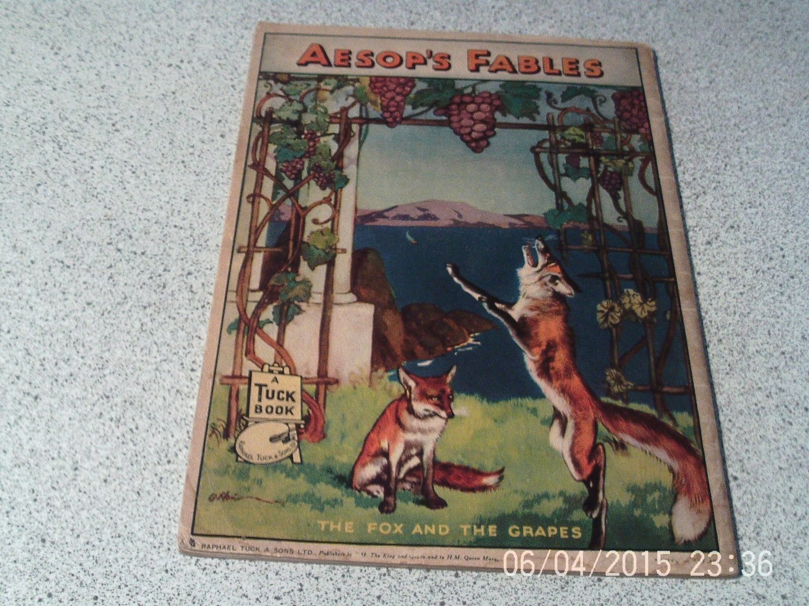 Vintage Aesops Fables Circa S Colour Illustrated