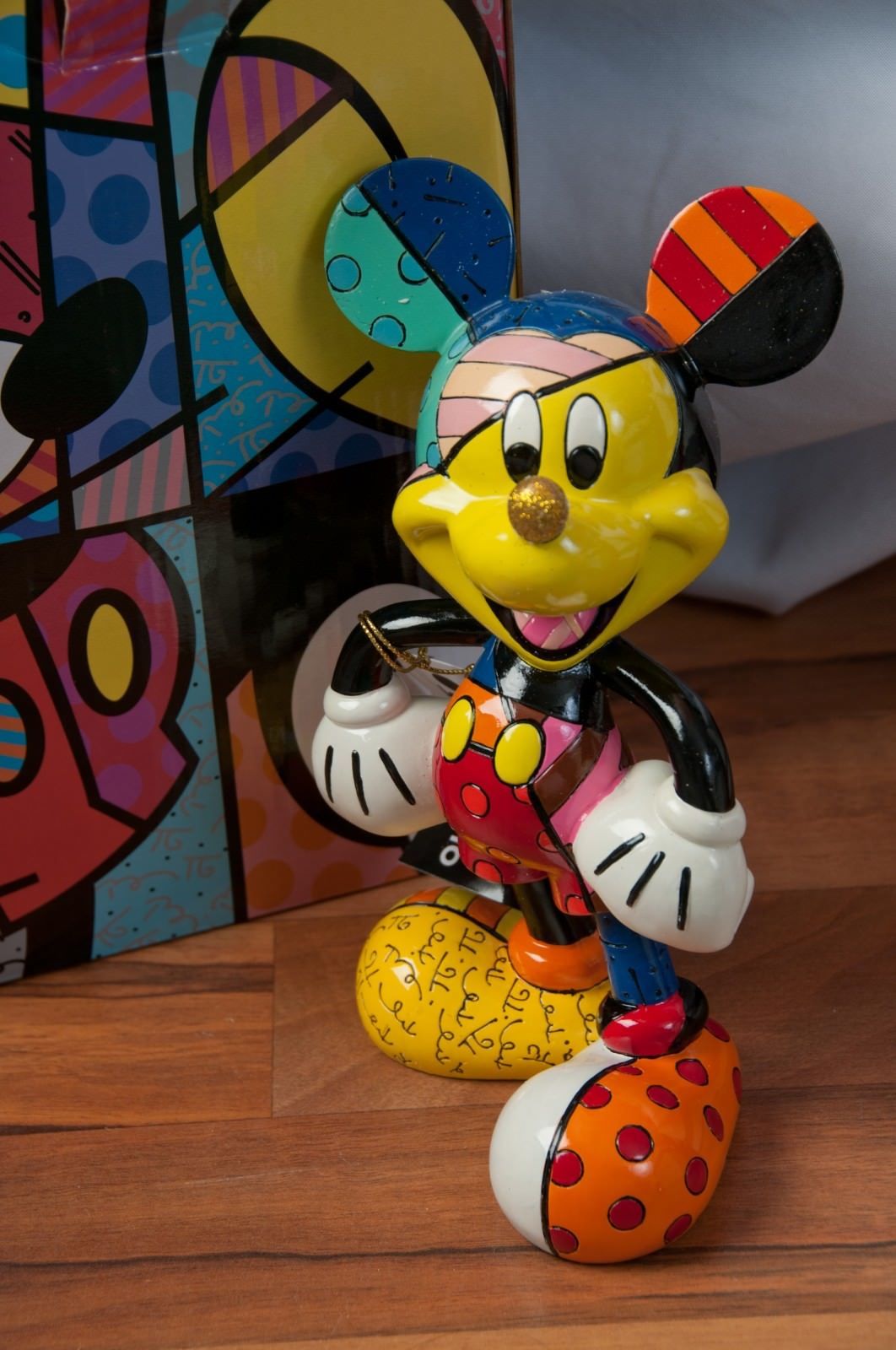 2010 8 MIckey Mouse Disney Britto Figurine 4019372 Mint NIB Antique