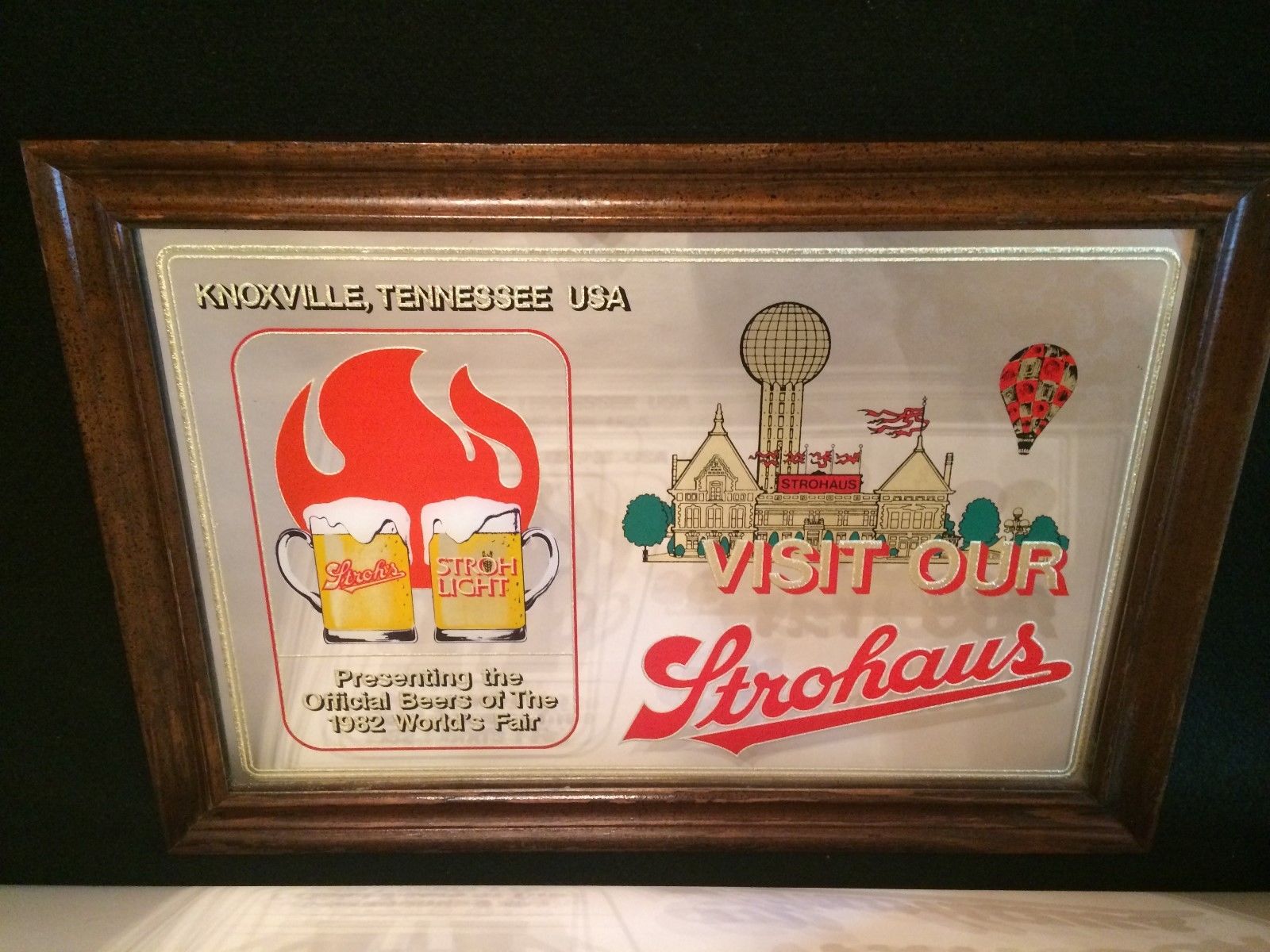 Stroh S Beer RARE 1982 Worlds Fair Knoxville Tennesse USA Offical