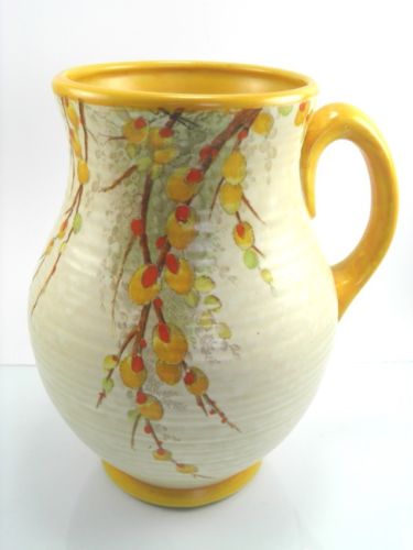 Vintage Art Deco Crown Ducal Handled Vase 146 Pussy Willow 5302