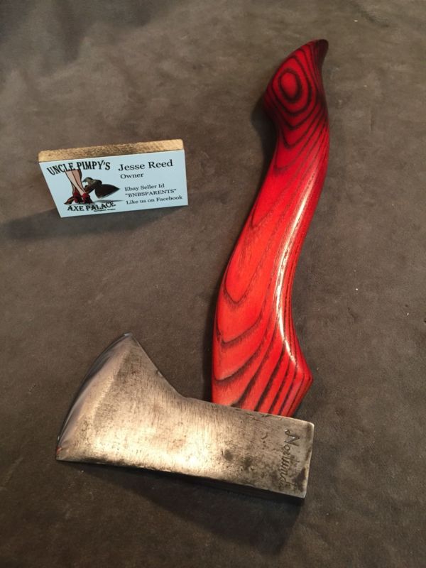 Vintage Norlund Hudson Bay Axe Hatchet Polished Custom Jesse Reed