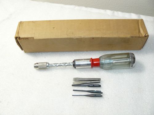 Vintage Stanley Handyman Yankee No H Spiral Push Drill Screwdriver