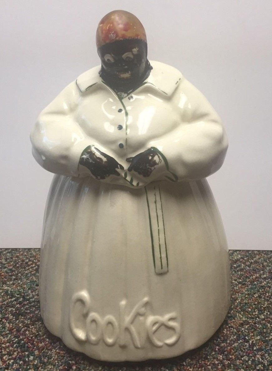 Original Vintage Mccoy Cookie Jar Aunt Jemima Mammy Black