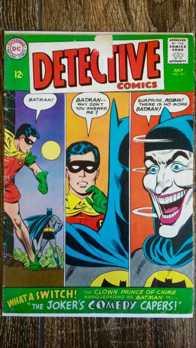 Detective Comics 341 1965 DC Silver Age Batman Classic Joker Cover