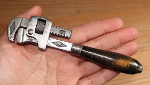 Vintage Walworth Usa Stillson Adjustable Pipe Wrench Antique